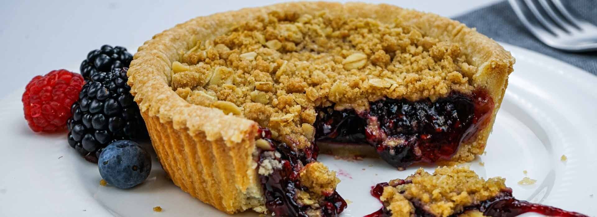 Mixed Berry Gooey Pie